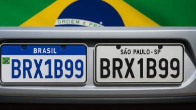 Foto: Fim da placa padrão Mercosul? Senador propõe retorno do município e Estado nas placas de carros para reforçar a identificação e ajudar a fiscalização